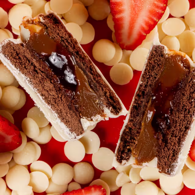 Alfajor blanco de limoncello