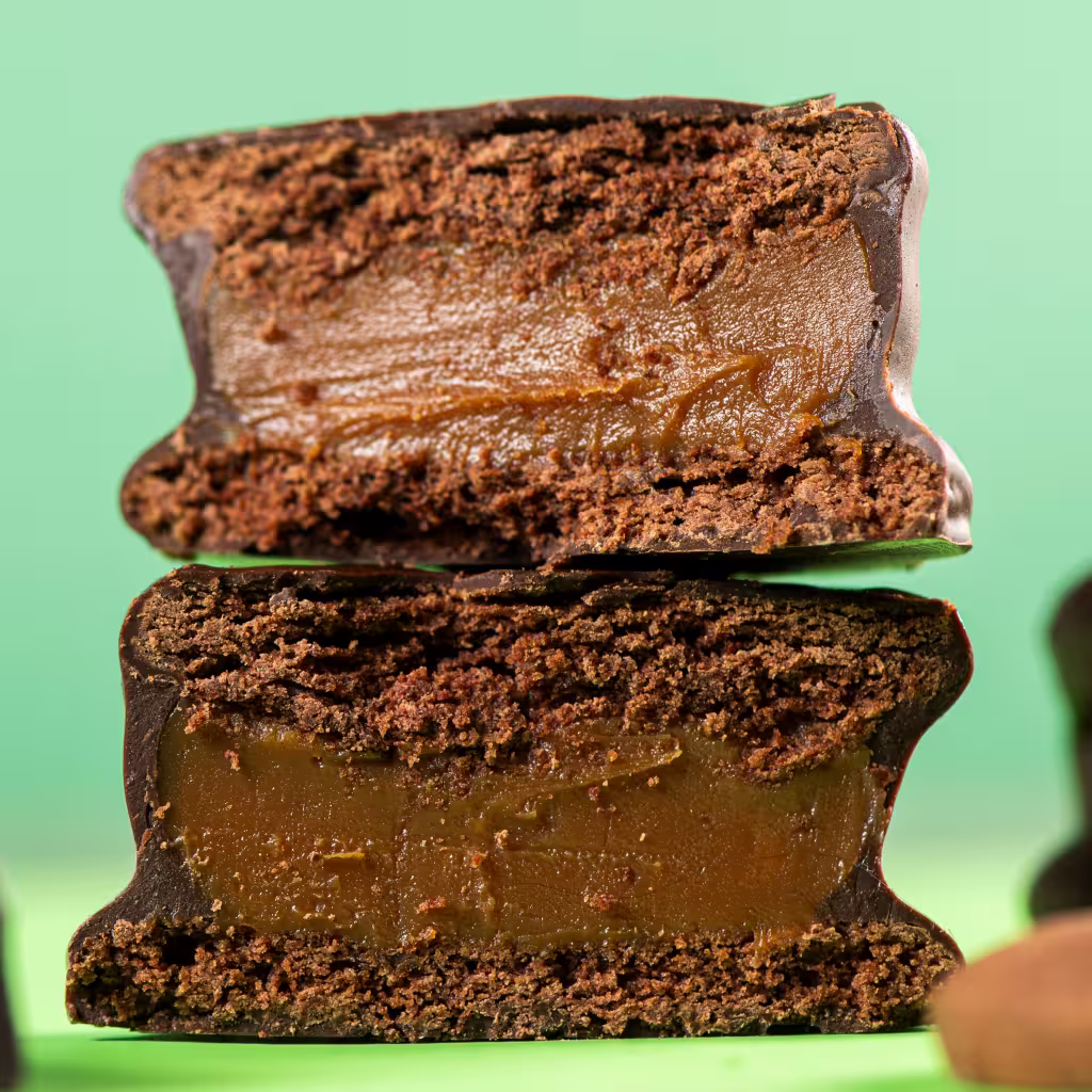 Alfajor negro de dulce de leche